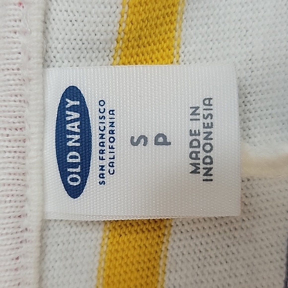 Old Navy White Striped SP Pullover Dress - Picture 6 of 7